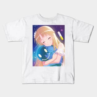 Kokoro Tsurumaki: Make the World Smile Kids T-Shirt